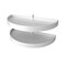 Rev-A-Shelf Polypropylene, White, 33 in W, 15.94 in H, 33 in D, 18.33 in L, White 6882-33-11-570 - alternate 1